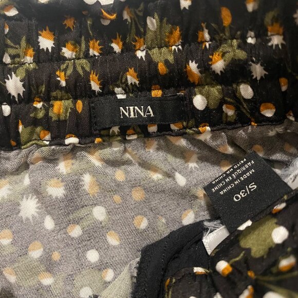 Scotch & Soda Nina Mid-Rise Tapered Jogger in Floral Cinnamon Spice Size S / 30 - Picture 7 of 11